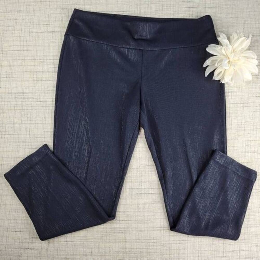 INC International Concepts‎ Women's Seamless  Pants Metallic Gray Size Large